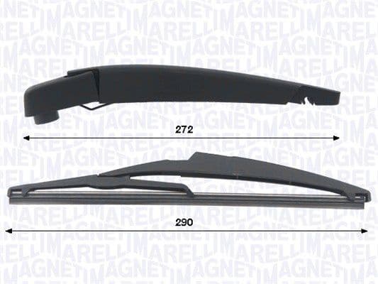 Wiper Arm Set, window cleaning 000723180448
