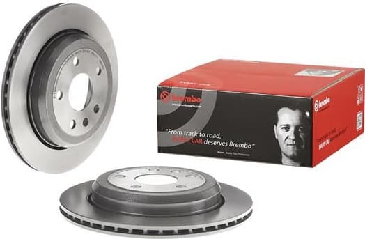 Brake discs kit rear, (2pcs), Top Quality 09.N235.21 - image 3