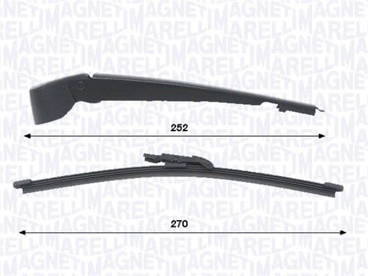 Wiper Arm Set, window cleaning 000723180454