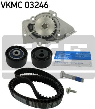 Timing belt kit with water pump SKF VKMC 03246 - image 3