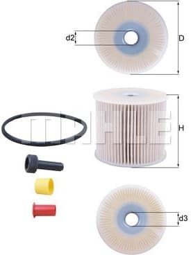Filter diesel fuel KX85D