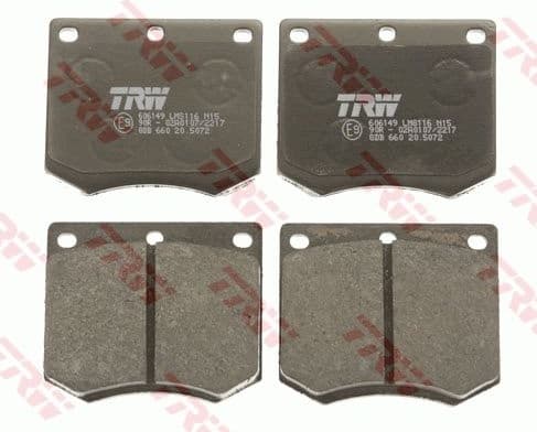 Brake Pad Set, disc brake COTEC GDB660 - image 2