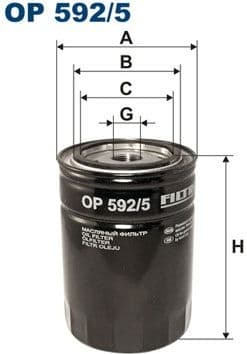 Oil Filter OP592/5