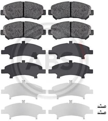 Brake Pad Set, disc brake 37625
