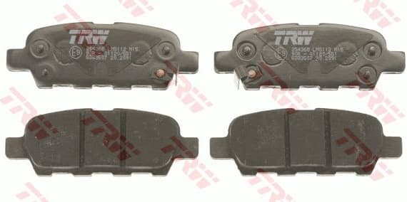 Brake Pad Set, disc brake COTEC GDB3507 - image 2