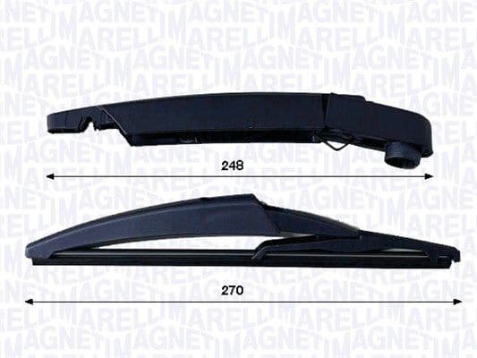 Wiper Arm Set, window cleaning 000723180452