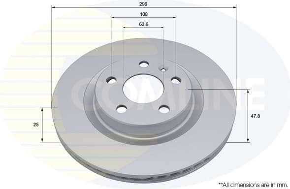 Brake Disc COATED ADC5061V