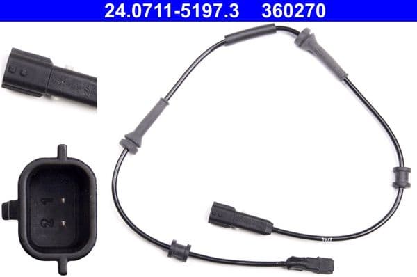 Sensor, wheel speed 24.0711-5197.3 - image 2