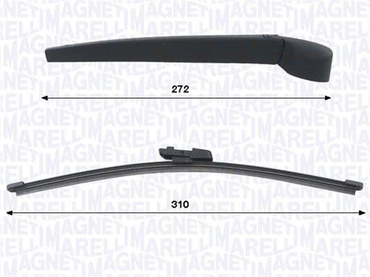 Wiper Arm Set, window cleaning 000723180476