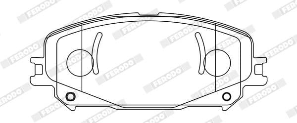 Brake pads front, Top Quality FDB5198 - image 2