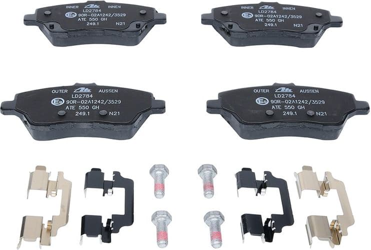 Brake Pad Set, disc brake ATE Ceramic 13.0470-2784.2 - image 3