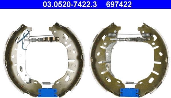 Brake Shoe Set Original ATE TopKit 03.0520-7422.3 - image 2