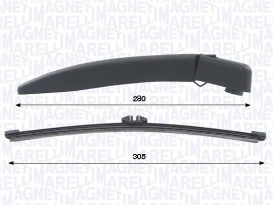 Wiper Arm Set, window cleaning 000723180437