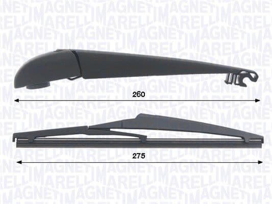 Wiper Arm Set, window cleaning 000723180433