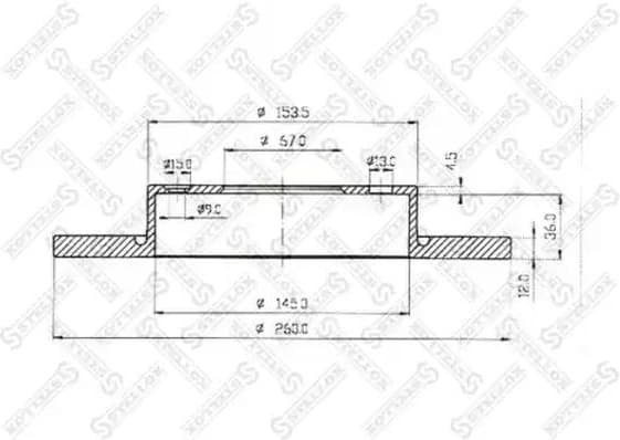 Brake Disc 6020-3345-SX