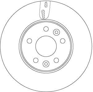Brake disc, 1pcs FRONT, Top Quality DF6751S - image 3