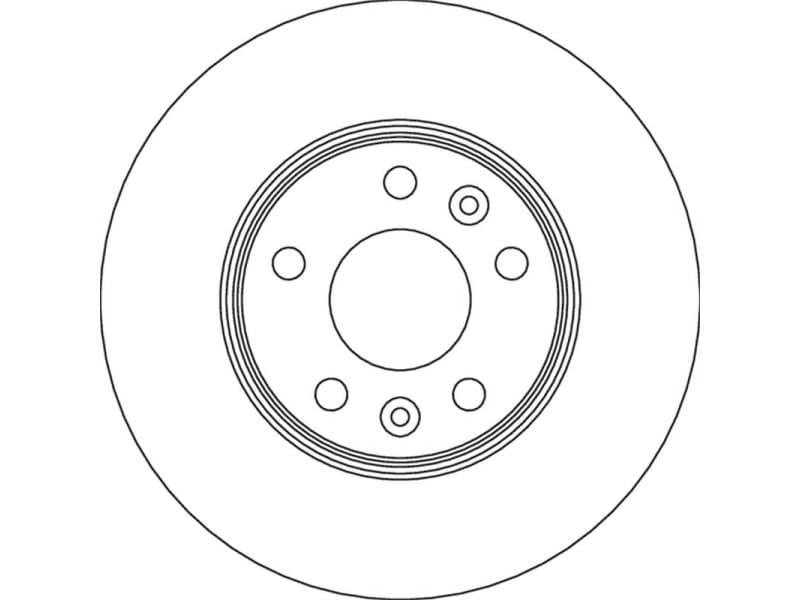 Brake disc, 1pcs FRONT, Top Quality DF6720S - image 2