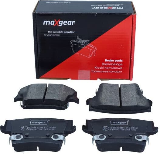 Brake Pad Set, disc brake 19-3938 - image 2