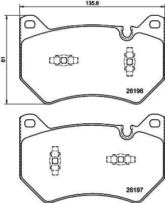 Brake Pad Set, disc brake 8DB 355 040-151 - image 2