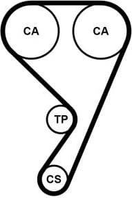 Water Pump & Timing Belt Kit CT1211WP1