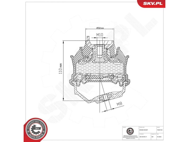 Mounting, engine 75SKV132 - image 6