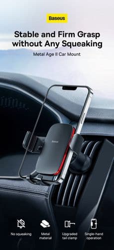 Automobilinis latoklis 4.7-6.7" ekranų telefonams, juodas - Autoera - image 12