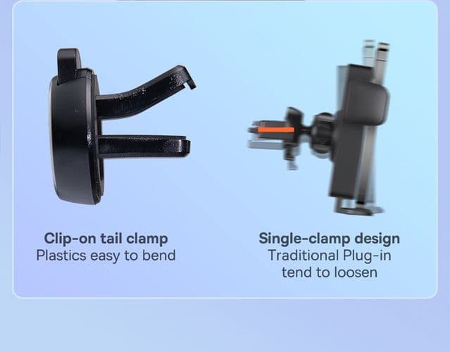 Automobilinis latoklis 4.7-6.7" ekranų telefonams, juodas - Autoera - image 3