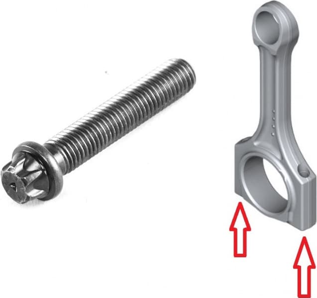 Bolt connecting rod 11248472924