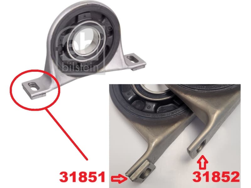 Bearing propeller shaft (cardan) 31851