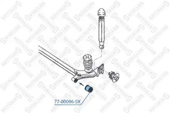 Mounting, control/trailing arm 77-00096-SX