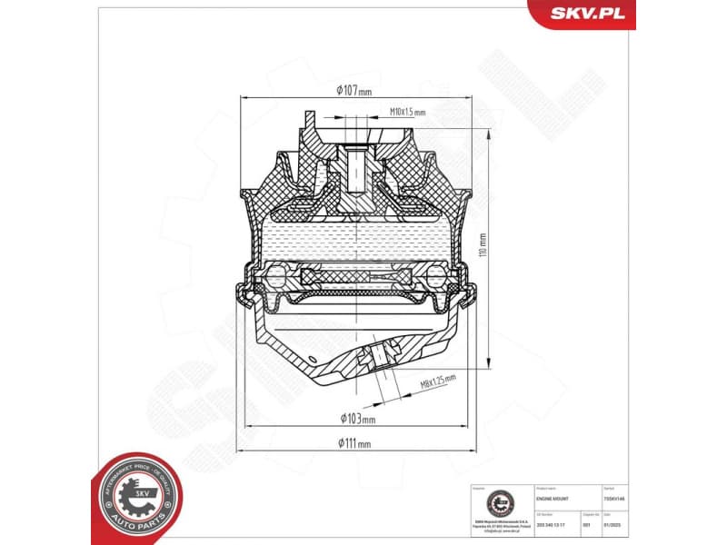 Mounting, engine 75SKV146 - image 6