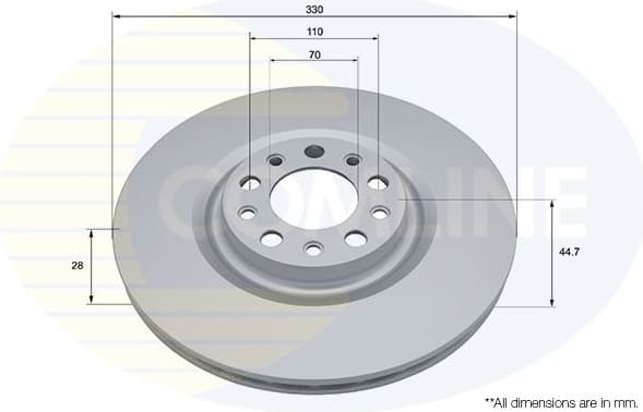 Brake Disc COATED ADC2882V