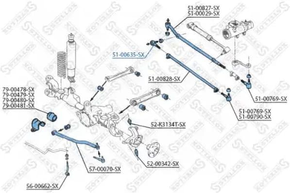Tie Rod End 51-00635-SX