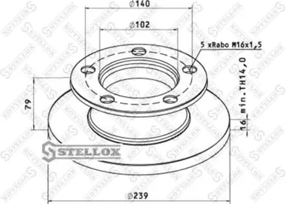 Brake Disc 85-00761-SX