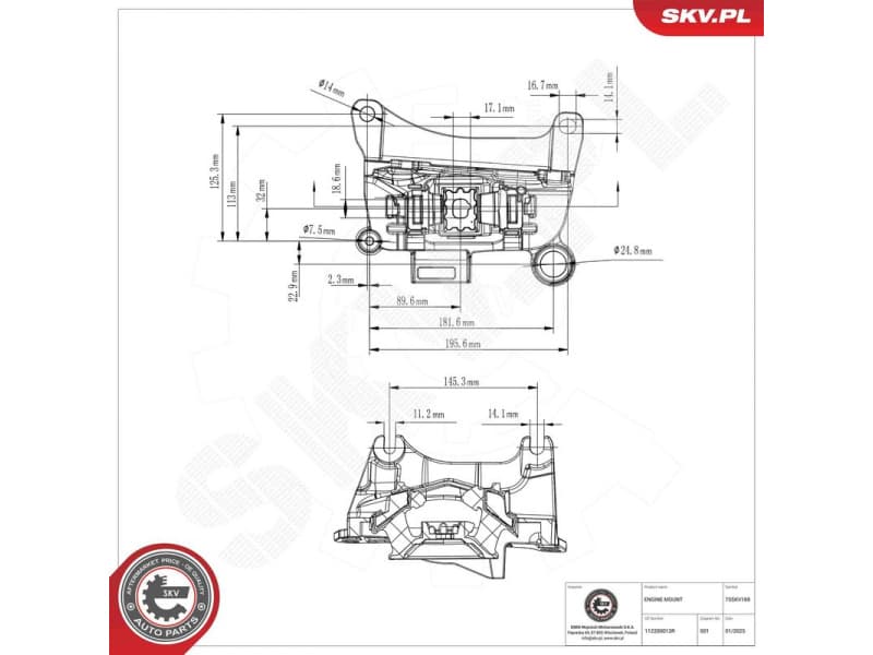 Mounting, engine 75SKV169 - image 7