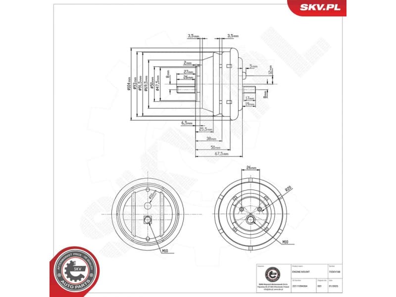 Mounting, engine 75SKV188 - image 6
