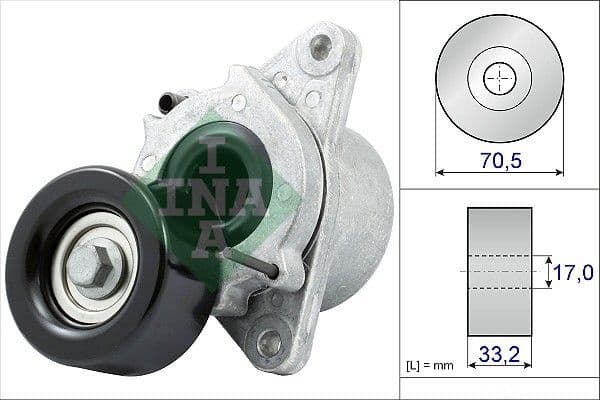 Belt Tensioner, V-ribbed belt 534043510