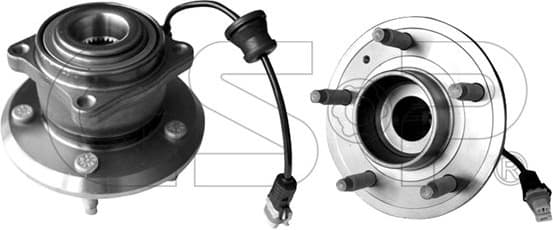 Bearing wheel 9330008