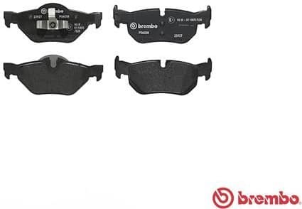 Brake pads rear, Top Quality P06038 - image 2