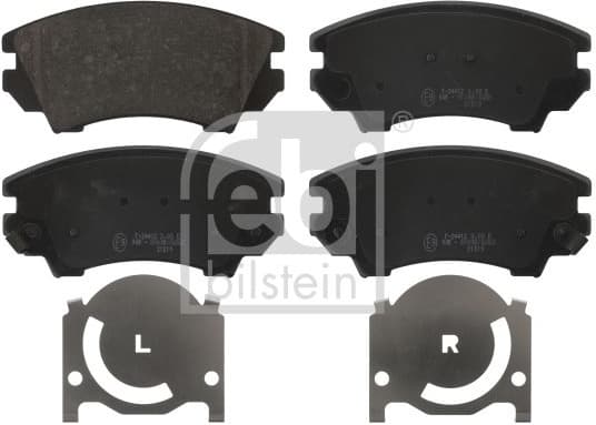 Brake Pad Set, disc brake 16892