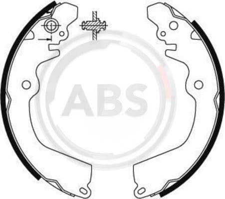 Brake Shoe Set 8903