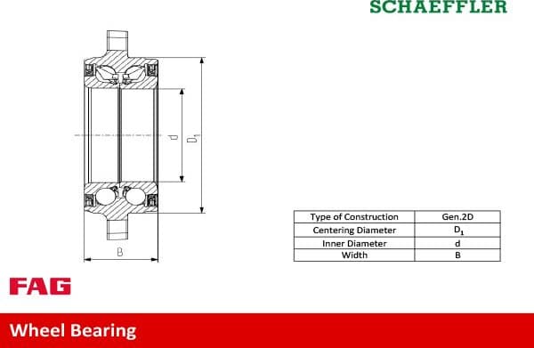 Bearing wheel 713610480 - image 2