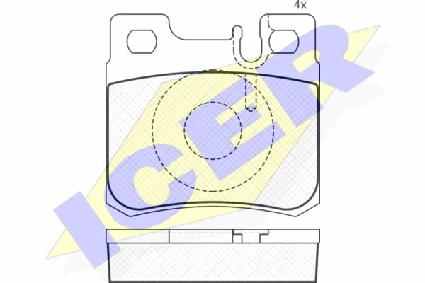 Brake pads rear 180978 - image 2