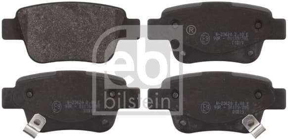 Brake Pad Set, disc brake 16652