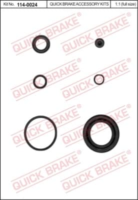 Brake caliper rear repair kit 114-0024 - image 2