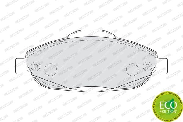 Brake pads front, Top Quality FDB4003 - image 3