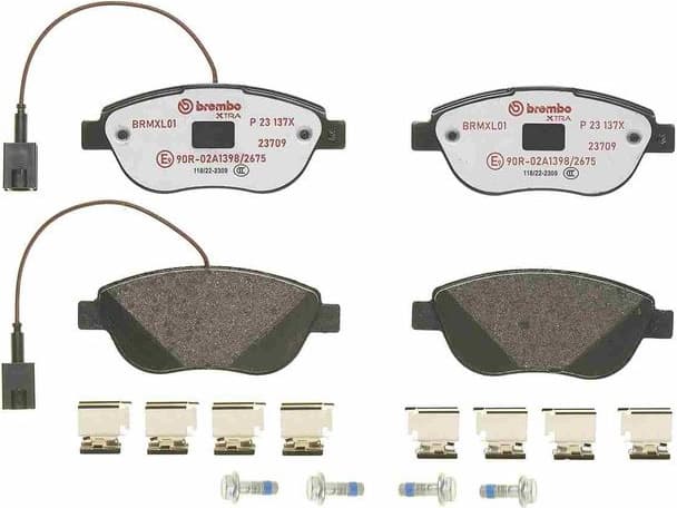 Brake Pad Set, disc brake XTRA LINE P23137X - image 3