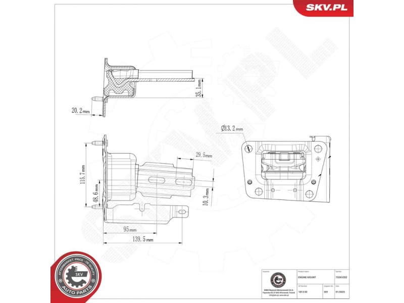 Mounting, engine 75SKV202 - image 6