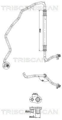 High/Low-pressure Line, air conditioning 9010 28061