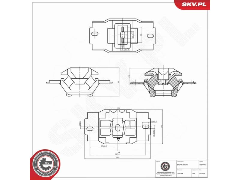 Mounting, engine 75SKV062 - image 6
